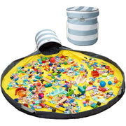 Clean-up Organizer Bucket Pouch Play Mat Untuk Wadah Penyimpanan Mainan Lego