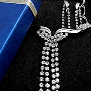 Charming Crystal Necklace Earring Set - Come4Buy eShop