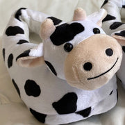 Animal Cow Slippers Weiche, rutschfeste Hausschuhe aus warmer Baumwolle