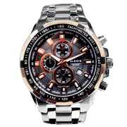 Potápačské hodinky Miyota 0S10 z nehrdzavejúcej ocele v striebornej farbe
