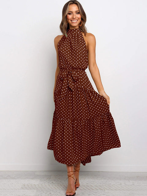Sexy Halter Strapless Long Dress Vacation Clothes For Women Come4Buy eShop Sexy Halter Strapless Long Dress Vacation Clothes For Women Come4Buy eShop