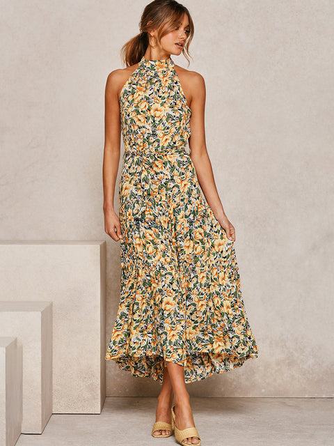 Sexy Halter Strapless Long Dress Vacation Clothes For Women – Come4Buy eShop