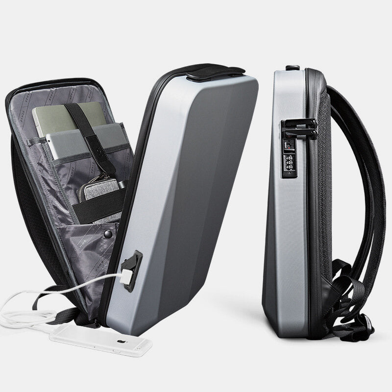 Best Business Travel Backpack Male Plastic Hard Shell Computer Backpac – Come4Buy eShop