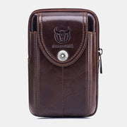 Brown Phone Cover Waist Bag Leather Black Waist Bag Business Pera enim homines