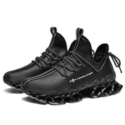 Sapatos esportivos com padrão de coral preto com sola de lâmina Gen-Z