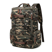 Camouflage Canvas Backpack Large Capacity Men Travel Bags