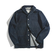 Casual Blue Washed Denim Cloth For Men