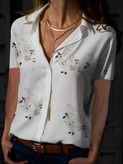 Casual Tops Elegant Work Wear Chiffon Hemden