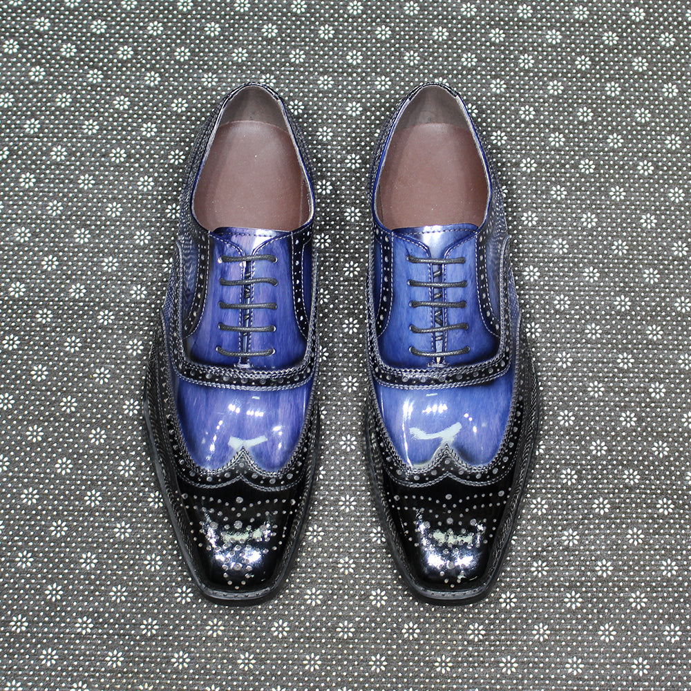 Mens Blue Leather Shoes Come4Buy eShop Mens Blue Leather Shoes Come4Buy eShop