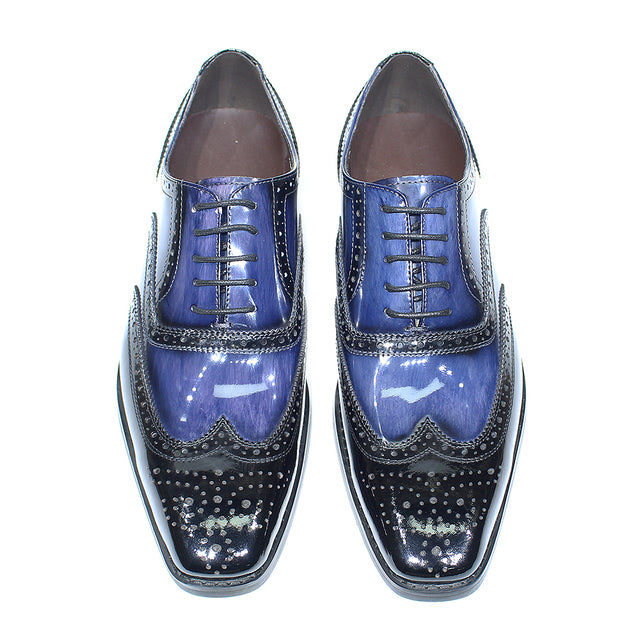 Mens Blue Leather Shoes Come4Buy eShop Mens Blue Leather Shoes Come4Buy eShop