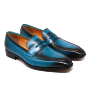Машки обувки во сина боја