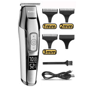 Led Digital Carving Clippers Hair Trimmers