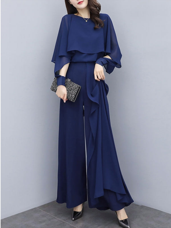 Elegant Piece Mother Of The Bride Pant Suits With Jacket Formal Chiffon  Trouser Suits For Groom Mother Cheap Summer Wedding Guest Dresses |  emmkan.com