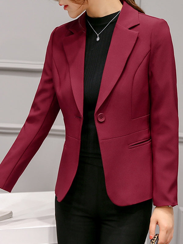 Women New Fit Long Sleeve Blazer Suit Coat Work India | Ubuy