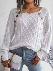 Women Knitted Pullovers Casual Warm Streetwear