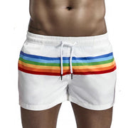 Rainbow Print Τριών σημείων αθλητικό σορτς παραλίας Casual παντελόνι