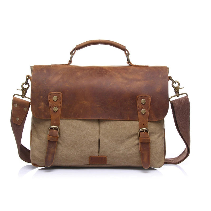 Business Bags for Men in Leather & Canvas