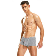Cotton Striped Boxers Underwear Men Boxer Shorts