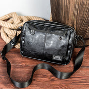 Men Retro Headphone Hole Design Waterproof Work Bag Crossbody Bags များ