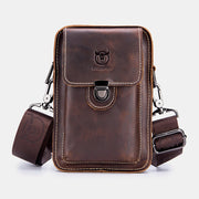 Genuine Leather Phone Bag Waist Bag Shoulder Bag All IN 1