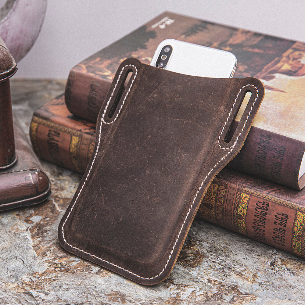 Buy Mobile Phone Bag for Hanging Made of Leather, 2 in 1 Wallet and  Shoulder Bag for Smartphone, Genuine Leather Crossbody Bag Purse Online in  India - Etsy