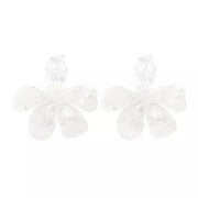 Dangle Earrings Acrylic Flower Earrings