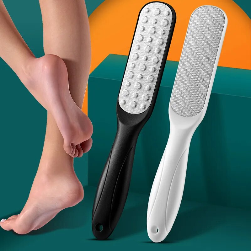 thumbnail image 2 of YNR Double-Sided Foot Rasp – Manual Callus Remover For Dead, Rough Skin – Silver (Handle Only) 2 of 6