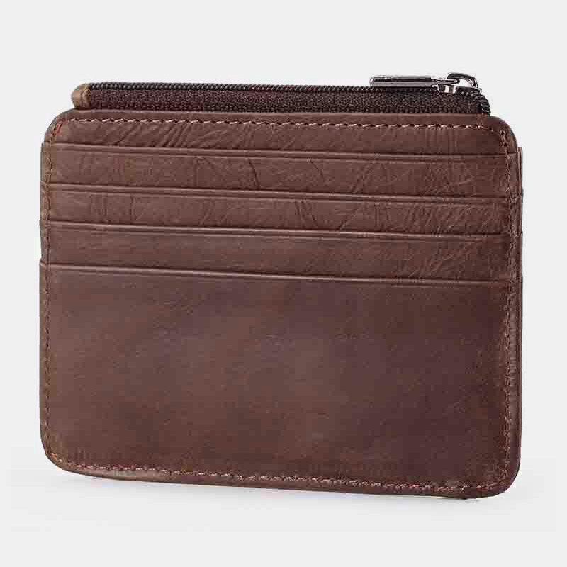 100% Genuine Leather Male Purses with Zip Coin Pocket Customize Logo Men  Wallet and Card Holder Wallets Leather Men - China Genuine Leather Coin  Purse and Winter Purse price | Made-in-China.com
