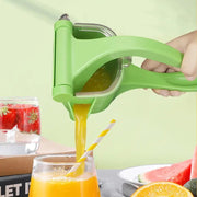 環保小型榨汁機手動榨汁機-綠色手動榨汁機