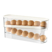 Eggoppbevaringsboks Automatisk rullende eggholder