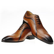 Elegant Wedding Men Leather Formal Dress Shoes