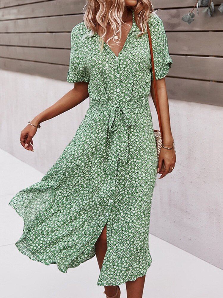 Green Floral Print Dress Zara Jurken Midi Dress Zara Dress Midi Jurk Print Maxi Jurk Floral Green Floral Print Dress Zara Jurken Midi Dress Zara Dress Midi Jurk Print Maxi Jurk Floral