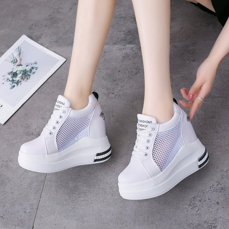 Breathable 2025 wedge sneakers