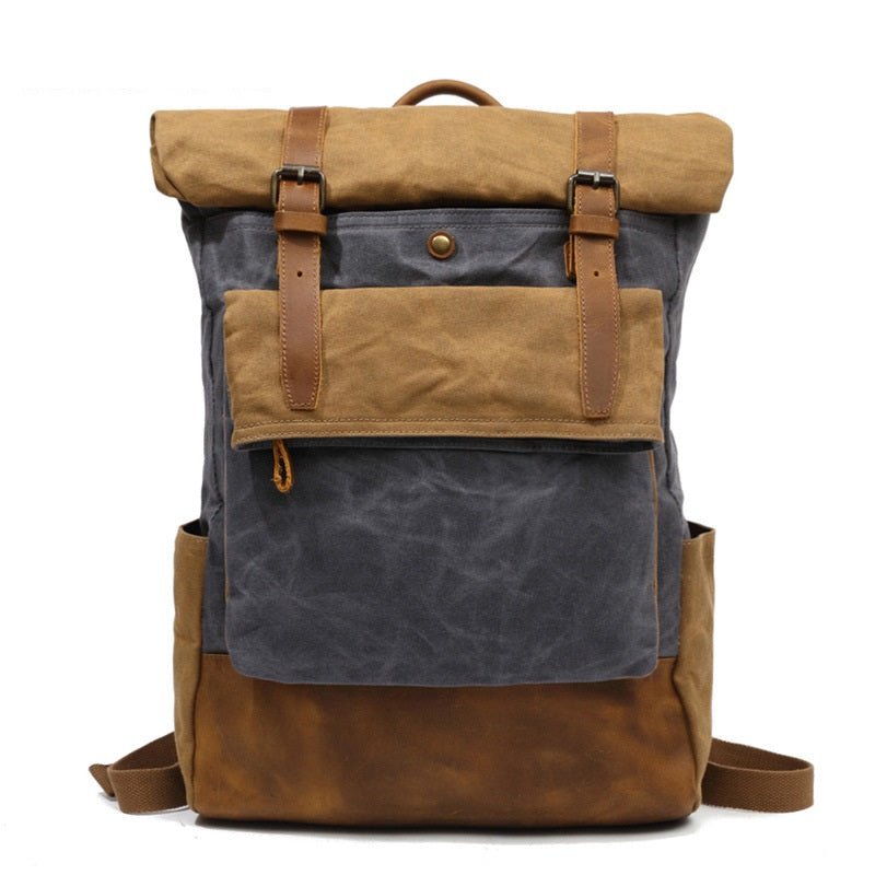 Stylish and Durable Fashion Canvas Leather School and Travel Bag – Come4Buy eShop