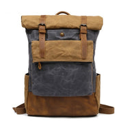 Fashion Kanvas ġilda School Bag Travel Bag