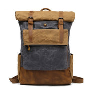 Fashion Canvas leather School Bag Travel Bag