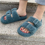 Fluffy Warm Open-tode Cozy Slippers