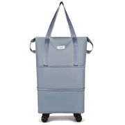 Sammenleggbare bagasjeposer Utvidbar rullende duffelpakke med hjul