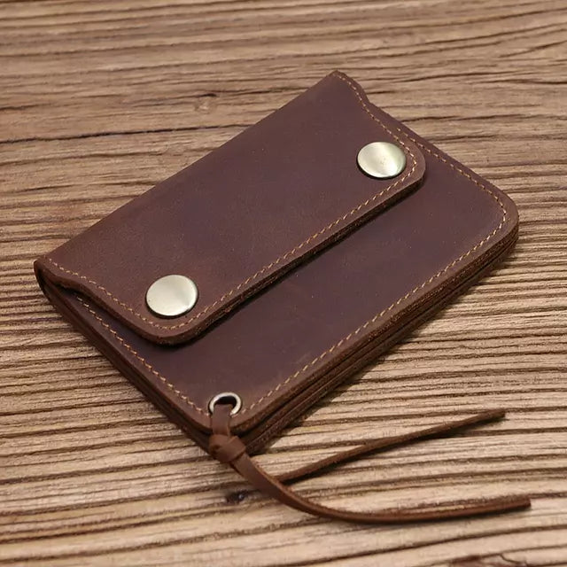 Coin Purse for Men Vintage Mini Wallet Original Leather Change Pouch  Household Portable Keys Card St… | Leather wallet mens, Genuine leather  wallets, Leather wallet