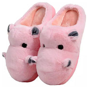 Hippo Slippers Winter Warm Home shoes