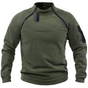 Berburu Pakaian Ritsleting Hangat Fleece Pullover