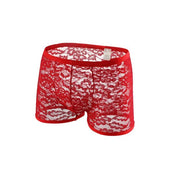 Lace Sexy Shorts Boxer Kvėpuojančios apatinės kelnės