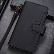 Flip Leather Zipper Wallet For Samsung Galaxy S21 Ultra