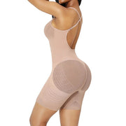 Low Back Butt Lifter Seamless Bodysuit Shapewear kanggo Wanita