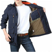 Mga Jacket ng Lalaki Casual Outwear Hiking Windbreaker Hooded Coats
