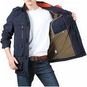 Men Jackets Casual Outwear Hiking Windbreaker Hooded Coats