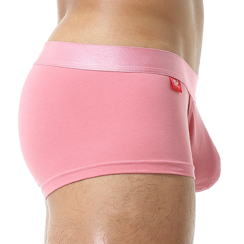 Men Sexy Comfy Underwear Briefs Boxer Shorts Bulge Pouch Underpants Pink  Hero uk