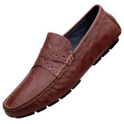 נעלי גברים עור Comfy Loafers נעלי סוליה רכה