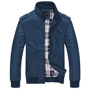 Men Sportswear Stand Collar Slim Jackets Casual Coats