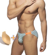 Men Swim Push Up Pad Bikini Short